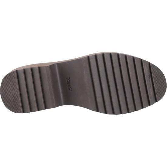 TOMS Millie Leren Dames Enkellaarsjes in Eiken Bruin met Hak - Image 3