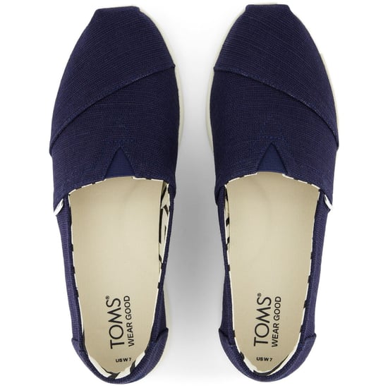 TOMS Alpargata Plus Jute Dames Marineblauwe Espadrilles - Image 4