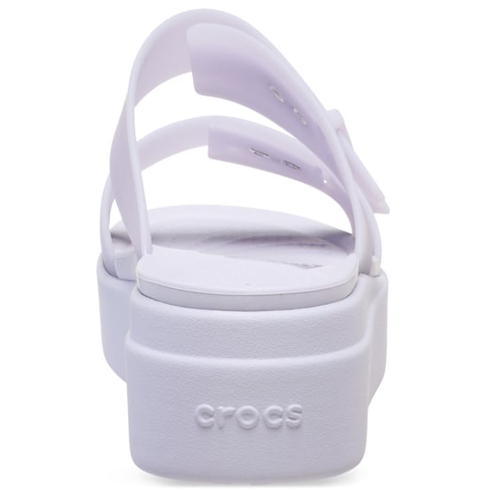 Crocs Brooklyn Buckle Low Women's Purple Moon Sandals - Image 2