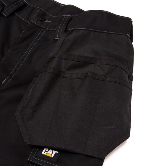 Caterpillar Essentiële Kniezak Stretch Holster Polyester Heren Zwarte Buitentrousers - Image 5