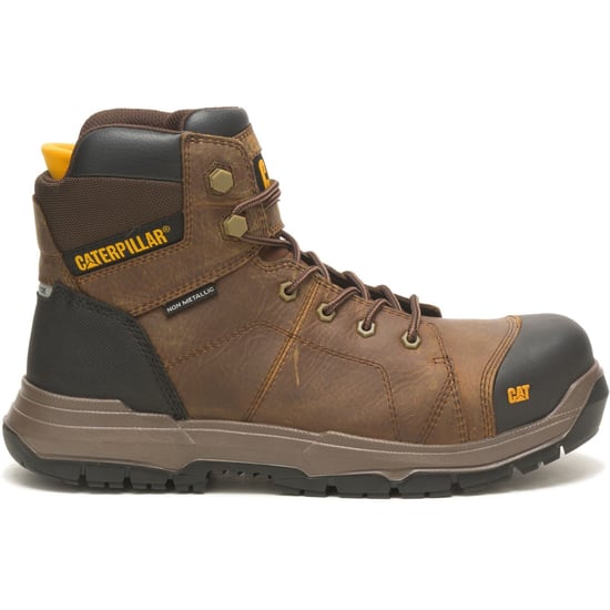 Caterpillar Crossrail 2.0 Leather Pyramid Wide Fit Safety Boots - Image 6