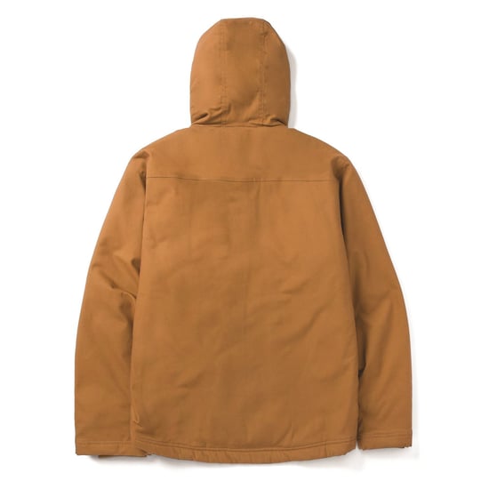 Caterpillar Gevoerde Sherpa Kaptrui Heren Bronzen Fleece Jas - Image 5