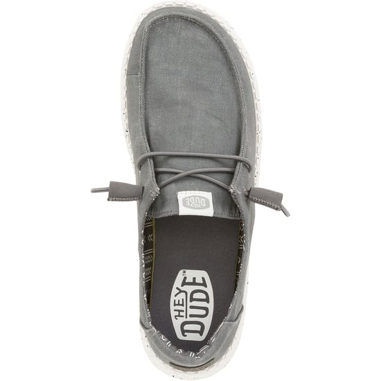 HEYDUDE Wendy Canvas 100% Bomull Dam, Mörkgrå Loafers - Image 4