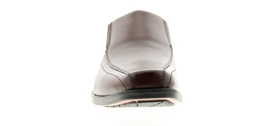 Hush Puppies brody slip on leather Mens Smart Shoes brown - Image 3
