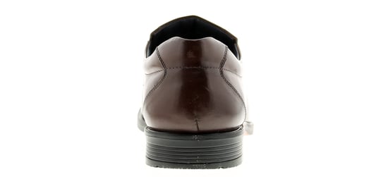 Hush Puppies brody slip on leather Mens Smart Shoes brown - Image 4