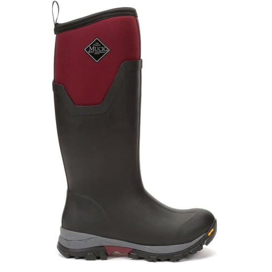 Muck Boots Arctic Ice Hoge Rubber Zwarte/Bordeaux Wellington Boots - Image 5