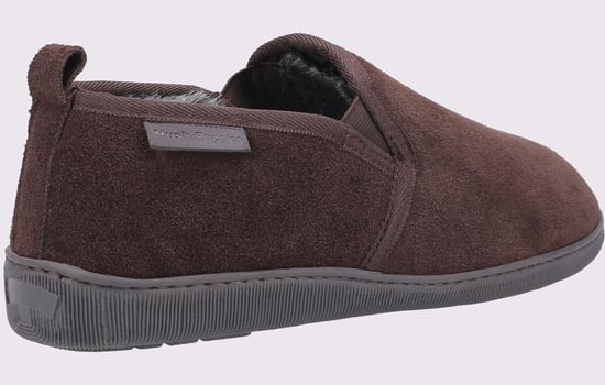 Hush Puppies Arnold Slip On Suede MEMORY FOAM Mens - Image 3