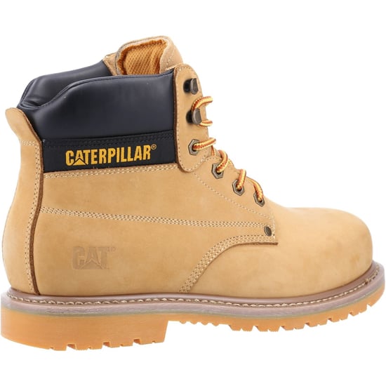 Caterpillar Powerplant S3 Nubuck Honey Bred Passform Säkerhetsstövlar - Image 2