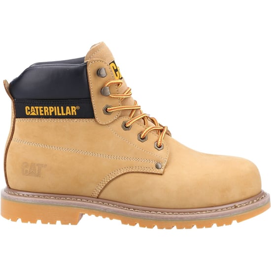 Caterpillar Powerplant S3 Nubuck Honey Bred Passform Säkerhetsstövlar - Image 4