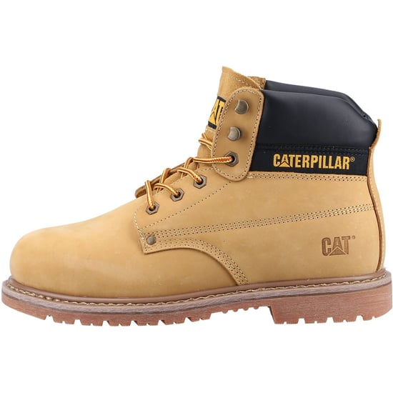 Caterpillar Powerplant S3 Nubuck Honey Bred Passform Säkerhetsstövlar - Image 5