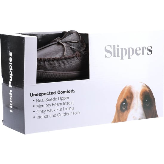 Hush Puppies Ace Leather MEMORY FOAM Slippers Mens - Image 5