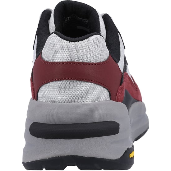 Skechers Global Jogger Lädersneakers För Män I Vinrött - Image 5