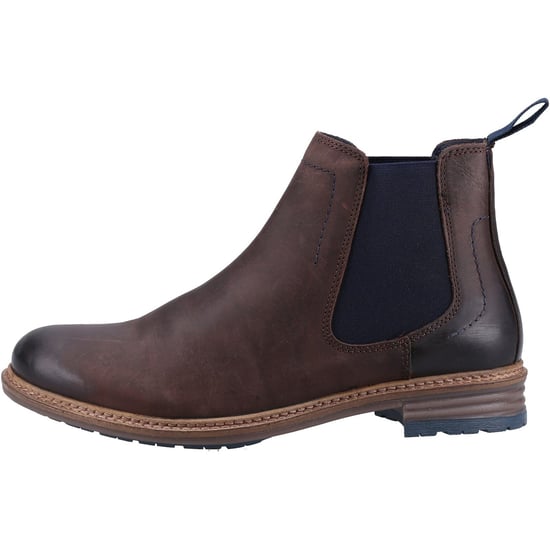 Hush Puppies Justin Chelsea Leather Men's Brown Boots - Image 5