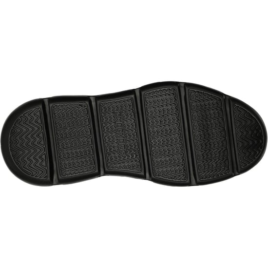 Skechers Garza Gervin Leather Men's Black Lace-Up Shoes - Image 2