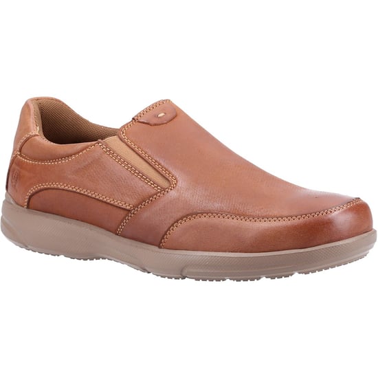 Hush Puppies Aaron Leather Men's Brown Loafers - Image 1
