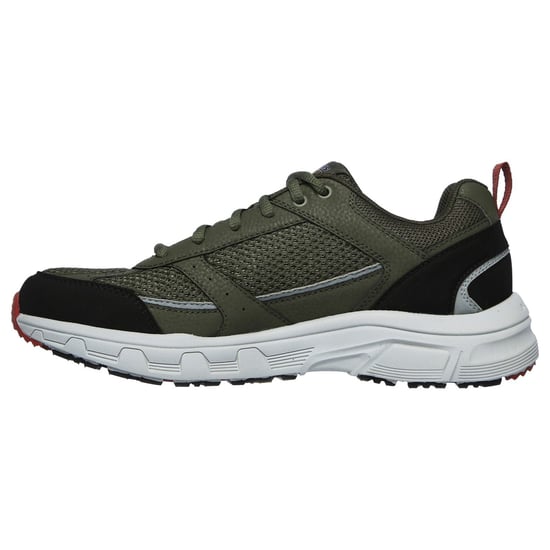 Skechers Oak Canyon Verketta Leather Men's Olive/Black Trainers - Image 4