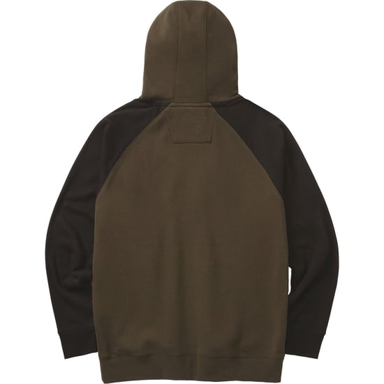 Caterpillar Raglan Bomull Herr Grön Hoodie - Image 5