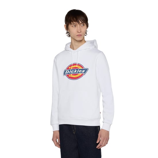 Dickies Icon Logo Polyester Unisex Volwassenen Witte Hoodie Sweater - Image 1