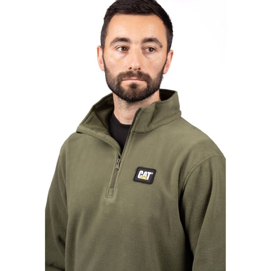Caterpillar Microfleece Quarter Zip Mens - Image 5