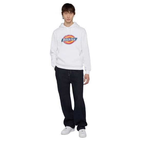 Dickies Icon Logo Polyester Unisex Volwassenen Witte Hoodie Sweater - Image 3