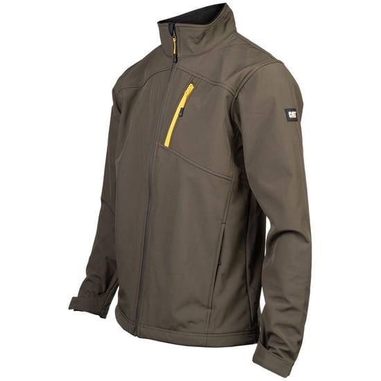 Caterpillar Essentials Shell Heren Groene Softshell Jas - Image 2