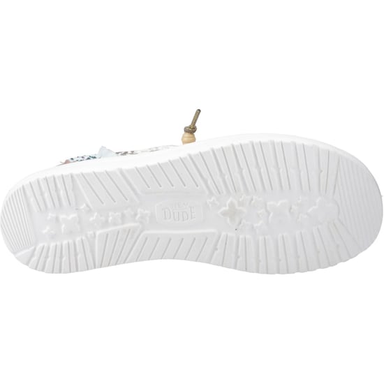 HEYDUDE Wendy Disco Cow Cotton Dam Loafers Tan - Image 3