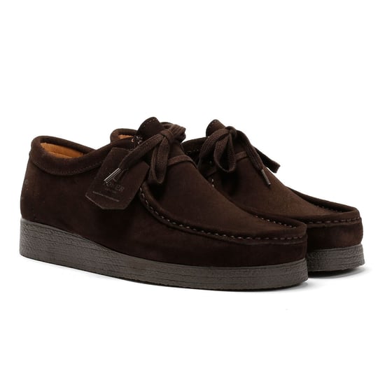 Tower London Apache Suede Men's Dark Brown Shoes - Image 1