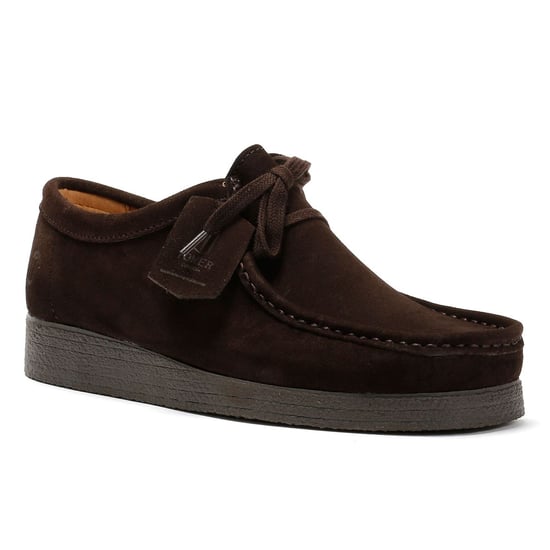 Tower London Apache Suede Men's Dark Brown Shoes - Image 2