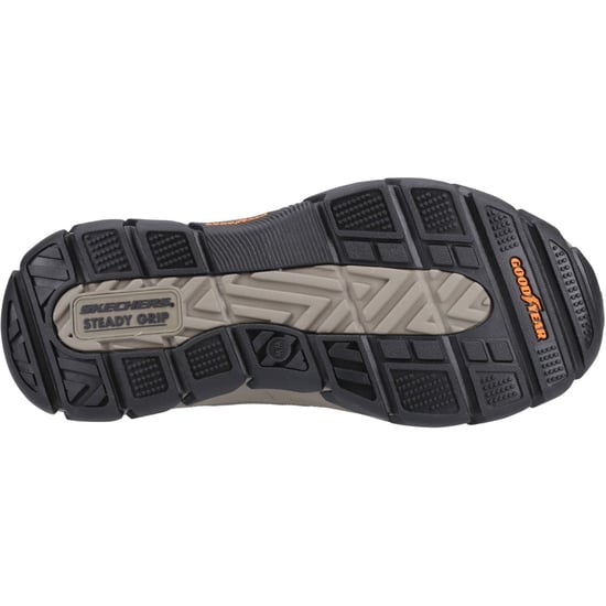 Skechers Respected Elgin Leather Men's Dark Brown Wide Fit Moccasins Shoes - Image 3