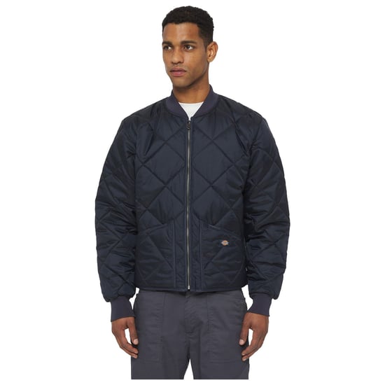 Dickies Diamond Men's Blue Quilted Jacket - Image 1