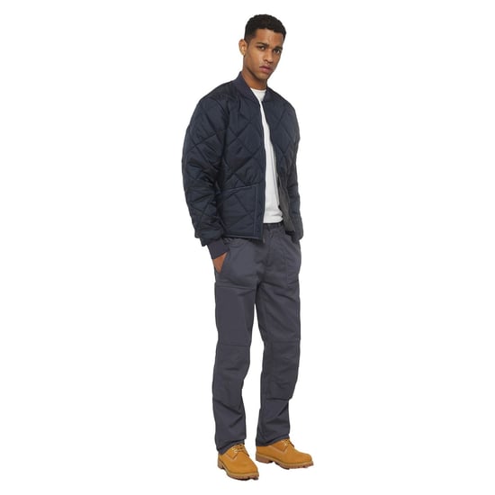 Dickies Diamond Men's Blue Quilted Jacket - Image 3