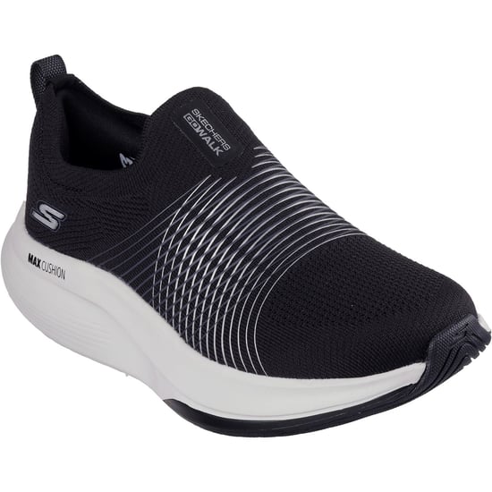 Skechers GO WALK Max Walker Sally Textil Dam Svart/Vit Sneakers - Image 1