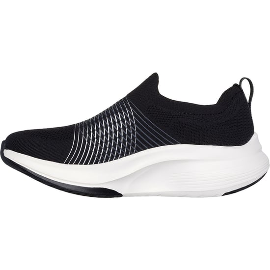 Skechers GO WALK Max Walker Sally Textil Dam Svart/Vit Sneakers - Image 4