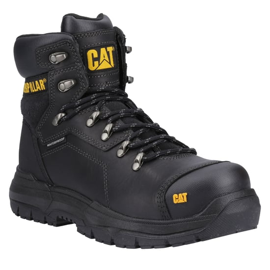 Caterpillar Diagnostische 2.0 Leren Zwarte Brede Veiligheidsschoenen - Image 6