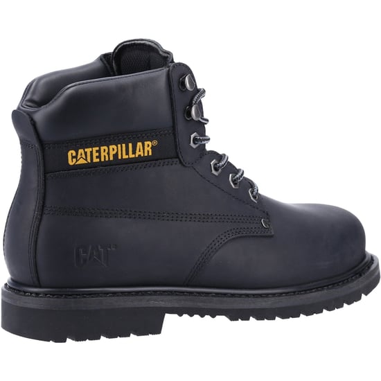 Caterpillar Powerplant S3 Nubuck Svarta Bred Passform Säkerhetsskor - Image 2