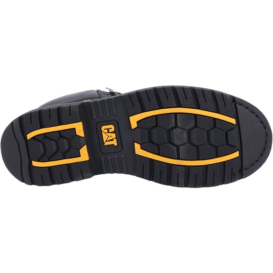 Caterpillar Powerplant S3 Nubuck Svarta Bred Passform Säkerhetsskor - Image 3