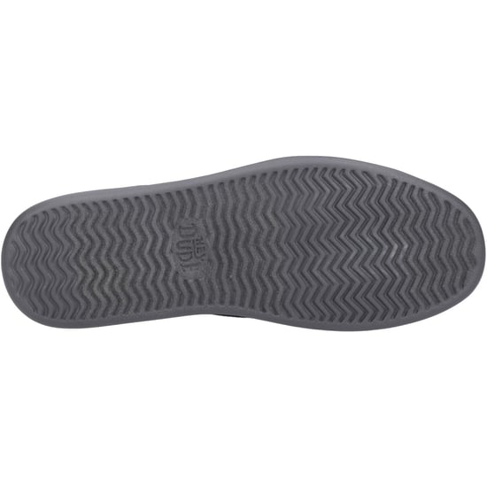 HEYDUDE Sunapee Canvas 100% Cotton Men's Black/Charcoal Loafers - Image 4