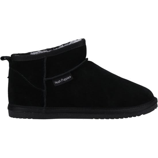 Hush Puppies Ashanti Suède Vrouwen Pantoffels Zwart - Image 4