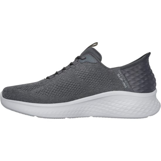 Skechers Skech-Lite Pro Primebase Textil Herrskor Kolgrå/Blå - Image 4
