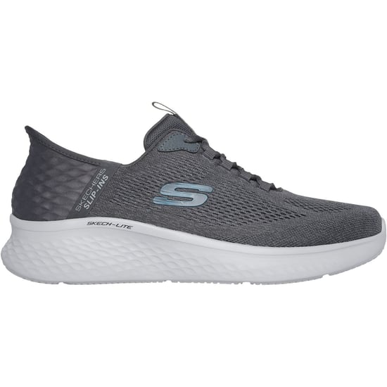Skechers Skech-Lite Pro Primebase Textil Herrskor Kolgrå/Blå - Image 5