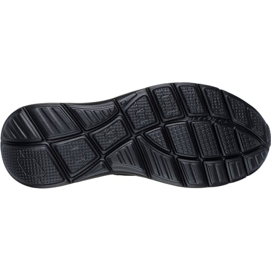 Skechers Equalizer 5.0 Drayze Polyester Herr Black Extra Wide Fit Trainers - Image 2