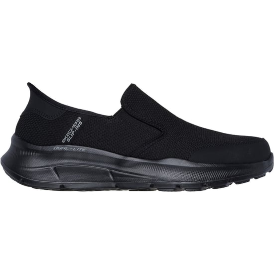Skechers Equalizer 5.0 Drayze Polyester Herr Black Extra Wide Fit Trainers - Image 5