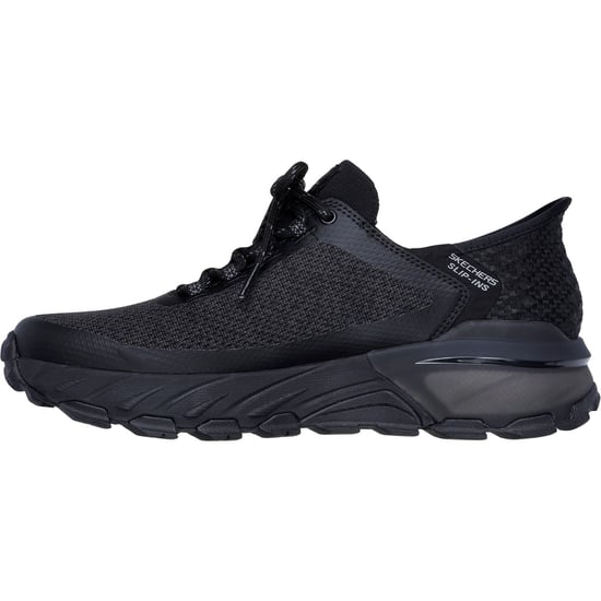 Skechers Max Protect Assembly Textile Men's Black Hiking Shoes - Image 4