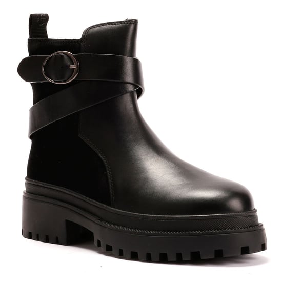 Osprey London The Boston Leather Women's Black Boots - Image 2