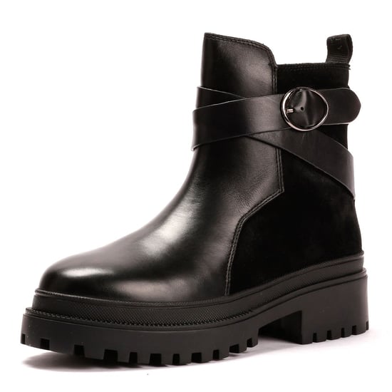 Osprey London The Boston Leather Women's Black Boots - Image 3
