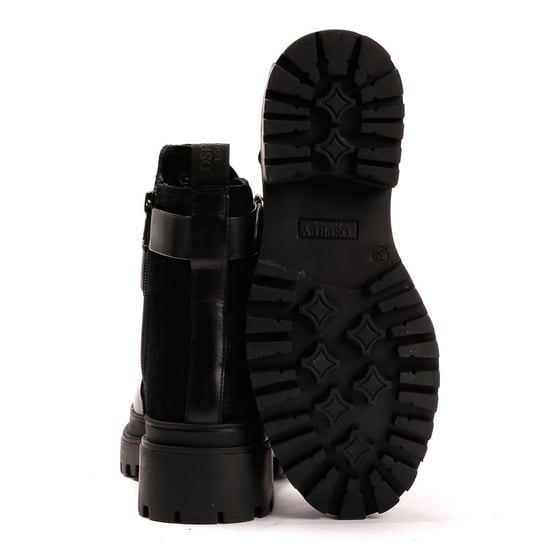 Osprey London The Boston Leather Women's Black Boots - Image 4