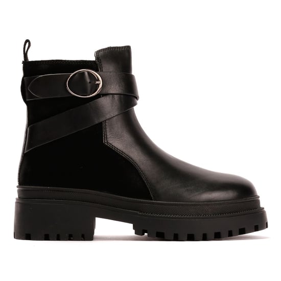 Osprey London The Boston Leather Women's Black Boots - Image 5