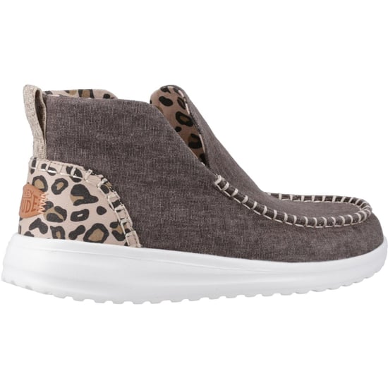 HEYDUDE Denny Bomulls Kvinnors Leopardstövlar - Image 2