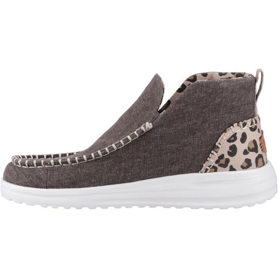 HEYDUDE Denny Bomulls Kvinnors Leopardstövlar - Image 4