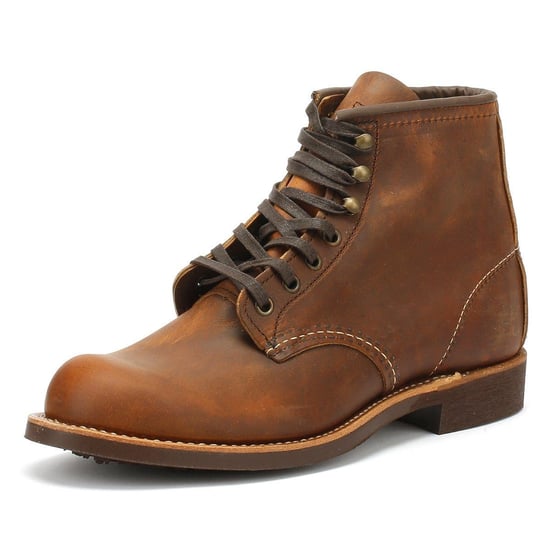 Red Wing Shoes Blacksmith Brown Copper Mens Boots - Image 2